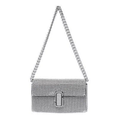 Marc Jacobs The Mini Shoulder Bag In Silver