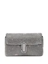 Marc Jacobs Reversible Metallic T Buckle Belt For Women In 991 Crystals