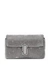 Marc Jacobs Reversible Metallic T Buckle Belt For Women In Silver