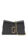 MARC JACOBS THE MINI SHOULDER BAG WITH ST. MARC CHAIN WALLET