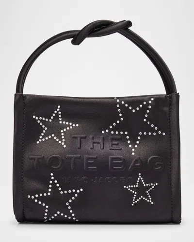Marc Jacobs The Mini Star Crystal Tote Bag In Black