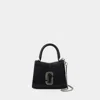 Marc Jacobs The Mini Top Handle Bag -  - Leather - Black/argentã© In Black
