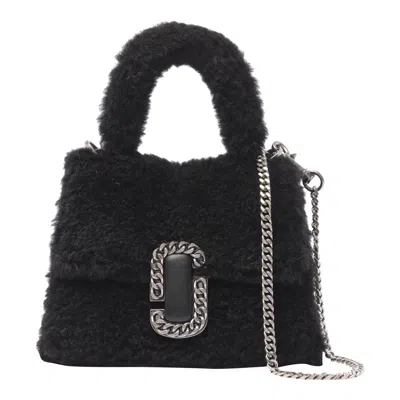 Marc Jacobs The Mini Top Handle Bag In Black