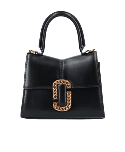 Marc Jacobs The Mini Top Handle Bag In Black