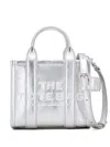 Marc Jacobs Metallic Tote Bag In Silver