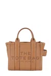 Marc Jacobs Structured Leather Medium Tote With Adjustable Strap In Argan Oil