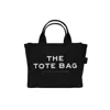 Marc Jacobs The Mini Tote Bag- Black - Cotton In Black