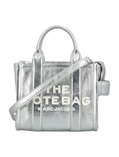 Marc Jacobs The Mini Tote Bag In Wolf Grey