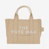 Marc Jacobs The Leather Mini Tote Bag In Beige