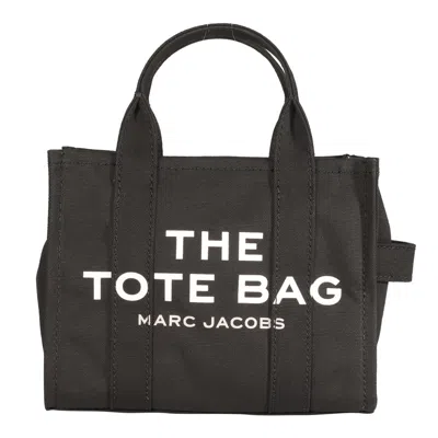 Marc Jacobs Small Canvas Logo Tote Bag In Black