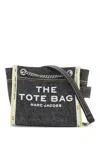 Marc Jacobs The Mini Tote Bag Denim In Black Wash (black)