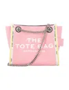 Marc Jacobs The Denim Chain Crossbody Tote Crossbody Bags Pink In Pink