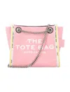 Marc Jacobs The Denim Chain Crossbody Tote Crossbody Bags Pink In Pink
