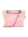 Marc Jacobs The Mini Tote Bag Denim In Ribbon Pink