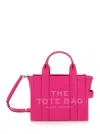 Marc Jacobs 'the Mini Tote Bag' Fuchsia Shoulder Bag With Logo In Purple
