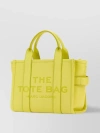 MARC JACOBS THE MINI TOTE BAG IN RADIANT YELLOW LEATHER