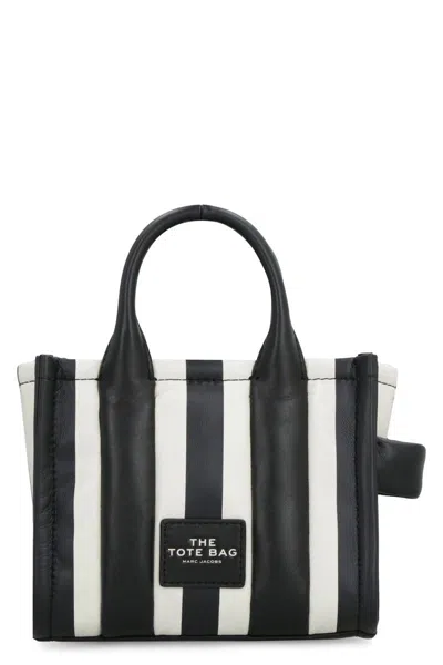 Marc Jacobs The Mini Tote Bag Leather In Black