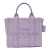 Marc Jacobs The Leather Small Tote Bag In Purple
