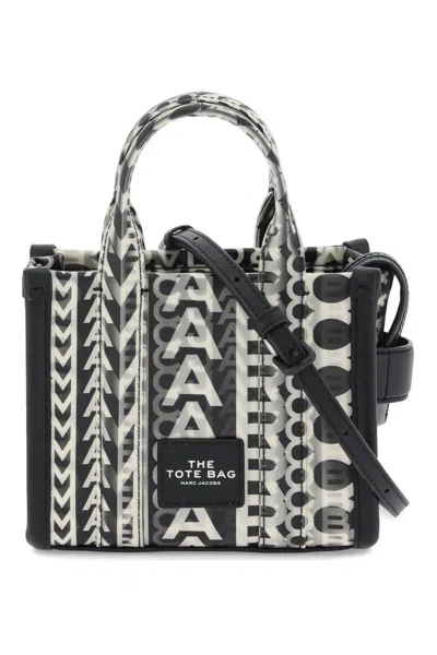 Marc Jacobs The Mini Tote Bag With Lenticular Effect In Bianco