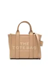 Marc Jacobs Light Brown The Leather Mini Tote Bag In Brown