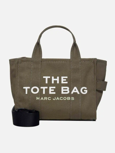 Marc Jacobs The Mini Tote Canvas Bag In Slate Green