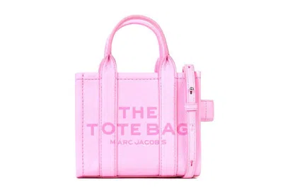 Pre-owned Marc Jacobs The Mini Tote Fluro Candy Pink