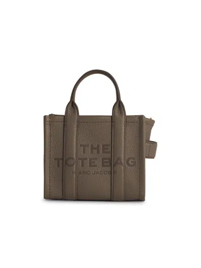 Marc Jacobs 'the Mini Tote' Grey Leather Bag