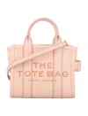 Marc Jacobs The Mini Tote Leather Bag In Neutral
