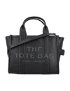Marc Jacobs The Mini Tote Leather Bag In Black