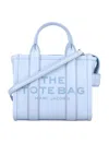 Marc Jacobs The Mini Tote Leather Bag In Blue