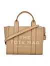 Marc Jacobs The Mini Tote Leather Bag In Brown