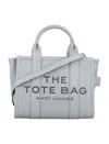 Marc Jacobs The Mini Tote Leather Bag In Gray