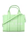 Marc Jacobs The Mini Tote Leather Bag In Green