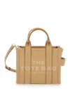 Marc Jacobs Light Brown The Leather Mini Tote Bag In Brown