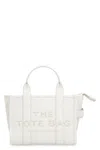 Marc Jacobs Grained Leather Bag With Logo In White