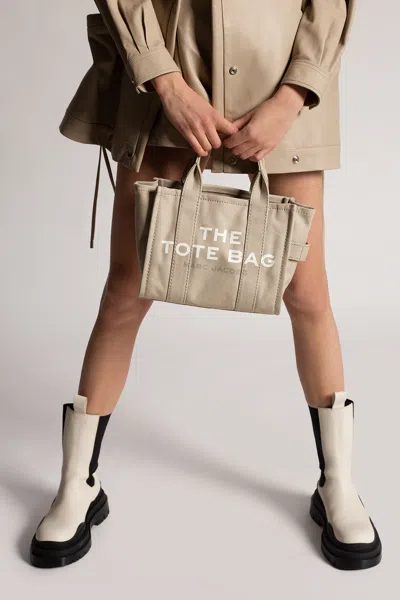 Marc Jacobs ‘the Mini Traveler' Shoulder Bag In Beige