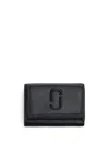 Marc Jacobs Logo-plaque Leather Wallet In Black