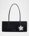 Marc Jacobs The Mirror Leather Satchel Bag In Black