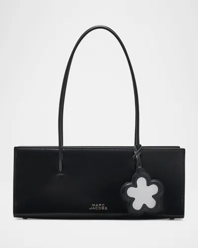 Marc Jacobs The Mirror Leather Satchel Bag In Black