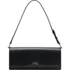 Marc Jacobs The Mirror Leather Shoulder Bag In Black