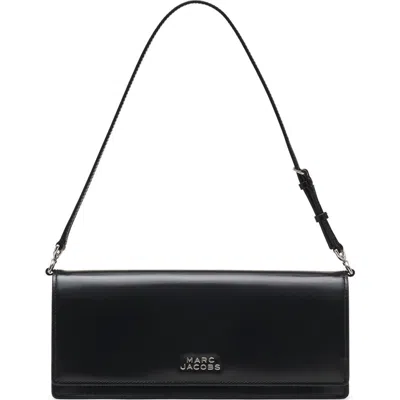 Marc Jacobs The Mirror Leather Shoulder Bag In Black