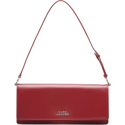 Marc Jacobs The Mirror Leather Shoulder Bag In Red