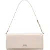 Marc Jacobs The Mirror Leather Shoulder Bag In White