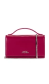 Marc Jacobs Mini Bag The Mirror Burgundy Convertible In Pink