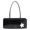 Marc Jacobs The Mirror Satchel Bag In Black
