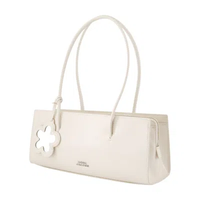 Marc Jacobs The Mirror Satchel Shoulder Bag In White