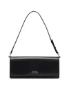Marc Jacobs The Mirror Leather Shoulder Bag In Black