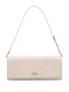 Marc Jacobs The Mirror Leather Shoulder Bag In White