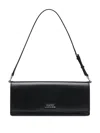 Marc Jacobs The Mirror Shoulder Leather Bag In Black