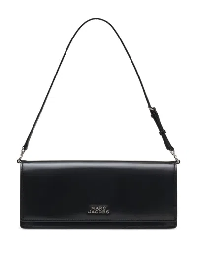 Marc Jacobs The Mirror Shoulder Leather Bag In Black